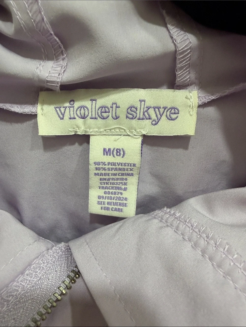 Kids' Violet Skye Hooded Rain Jacket - Lavender